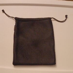 4/$30 Black Mesh Drawstring Pouch